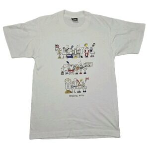 Vintage 80s Capitol Music Hall Wheeling W.Va. Screen Stars T-Shirt Men's Medium